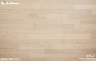 Ash - Alpine White Engineered Hardwood by UA Floors