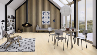 Ash White Andante, 14mm Plank 138 Engineered Hardwood by Boen