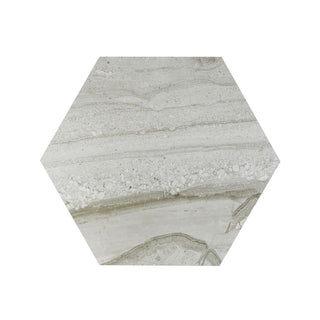 ASHEN SILK HEXAGON MATTE Tile & Stone by Anthology Tile