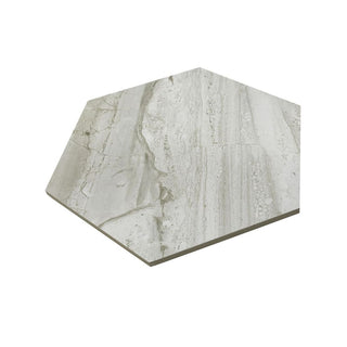 ASHEN SILK HEXAGON POLISHED Tile & Stone by Anthology Tile