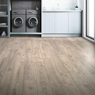 Asher Gray Oak Waterproof Laminate by Mohawk Flooring
