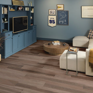 ASPIRE NATURAL BEVEL - Trailblazer Brown Vinyl by Shaw Floors