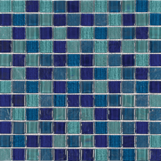 Astral in Blendstone 1X1 Glass Mesh Mosaic Tile & Stone by Paradiso