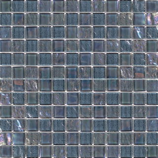 Astral in Moonstone 1X1 Glass Mesh Mosaic Tile & Stone by Paradiso
