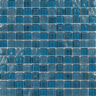 Astral in Topazstone 1X1 Glass Mesh Mosaic Tile & Stone by Paradiso