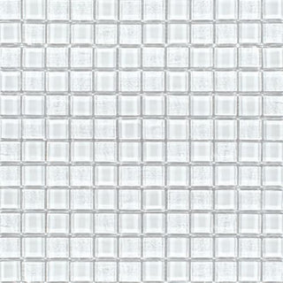 Astral in Whitestone 1X1 Glass Mesh Mosaic Tile & Stone by Paradiso