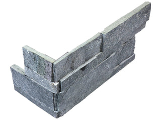 Astro Silver Assembled Corner Tile & Stone by Anatolia Tile