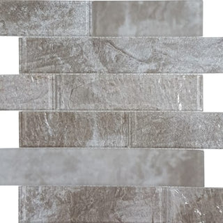 Baikal in Natural Multi Linear 2X6 Glossy & Matte Mosaic Tile & Stone by Paradiso
