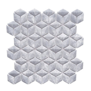 Bardiglio 3d Rhomboid by Happy Floors