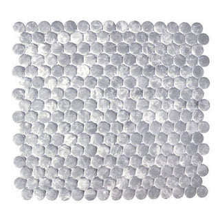 Bardiglio Penny Round by Happy Floors