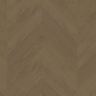 Beig Chevron Engineered Hardwood by DuChateau