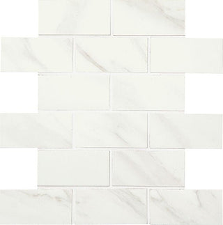 Bianco Carrara Brick Joint Tile & Stone by American Olean