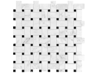 Bianco Venatino Basketweave Polished Tile & Stone by Anatolia Tile