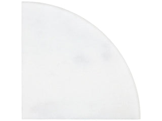 Bianco Venatino Corner Shelf 9x9 Polished Tile & Stone by Anatolia Tile