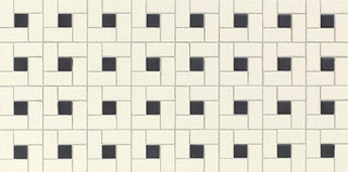 Biscuit/Black Dot Windmill Tile & Stone by American Olean