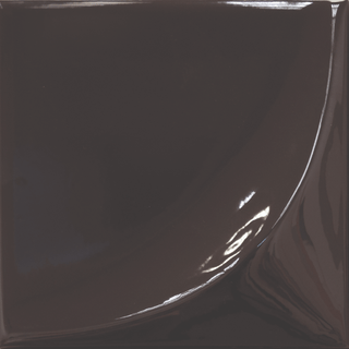 Black Curve Glossy 6x6 by Happy Floors