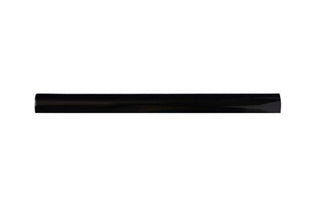 Black Glossy Bead Trim 1x12 by Happy Floors