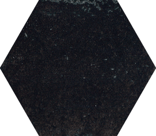 Black Hexagon 5x6 by Happy Floors