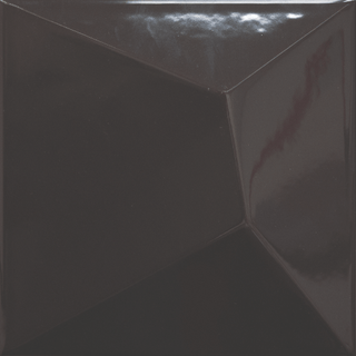 Black Line Glossy 6x6 by Happy Floors