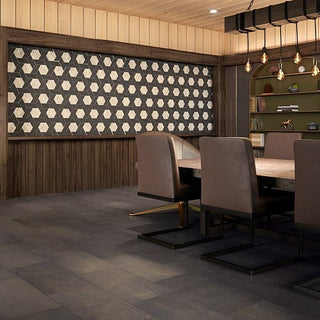 Black Nickel Rectangle Tile & Stone by American Olean
