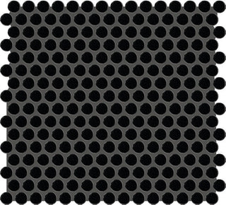 Black Penny Rounds Tile & Stone by American Olean