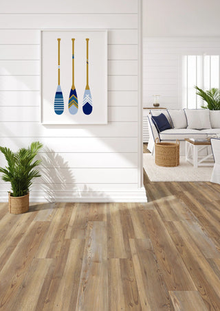 Boardwalk in Copper Pine Vinyl by DH Floors