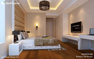 Bowery Oak Brown Engineered Hardwood by UA Floors