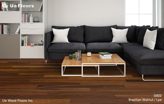 Brazilian Walnut and Ipe 3 9/16" Engineered Hardwood by UA Floors