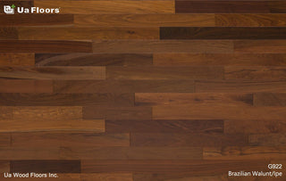 Brazilian Walnut and Ipe 3 9/16" Engineered Hardwood by UA Floors