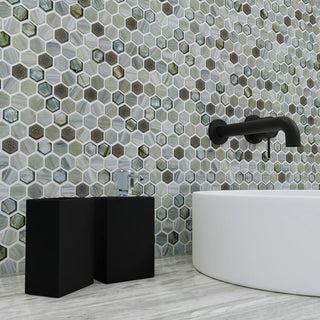 BROCADE LAGOON Tile & Stone by Anthology Tile