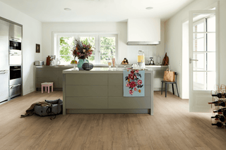 Brown Elva Oak Water Resistant Laminate by Egger