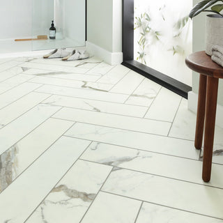 Brunella Marble Herringbone Vinyl by Karndean