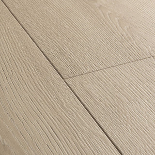 Brushed oak beige Waterproof Laminate by Quickstep