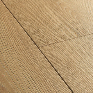 Brushed oak warm natural Waterproof Laminate by Quickstep