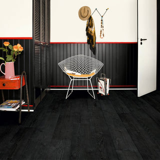 Burned planks Waterproof Laminate by Quickstep