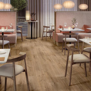 Butterscotch Oak Water Resistant Laminate by BerryAlloc