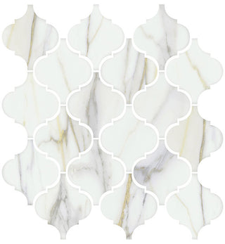 Calacatta Venecia Matte Arabesque Tile & Stone by American Olean