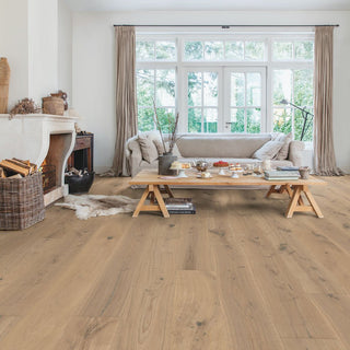 Cappuccino Blonde Oak Extra Matt Engineered Hardwood by Quickstep
