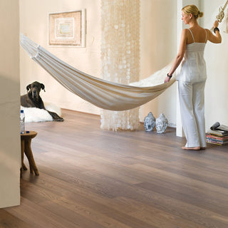 Cappuccino oak oiled Engineered Hardwood by Quickstep