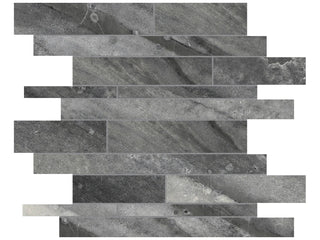 Carbon Random Strip Tile & Stone by Anatolia Tile