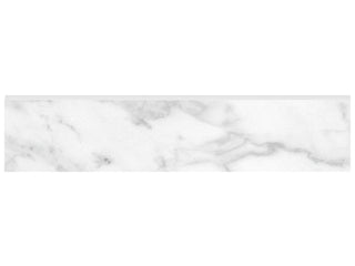 Carrara Abisso 3x12 Bullnose Matte Tile & Stone by Anatolia Tile