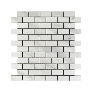 CARRARA ESSENCE 1X2 MOSAIC MATTE Tile & Stone by Anthology Tile