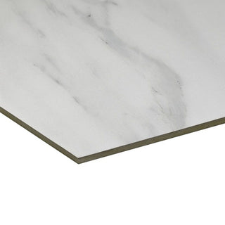 CARRARA ESSENCE HEXAGON MATTE Tile & Stone by Anthology Tile