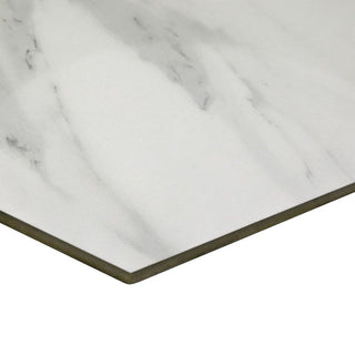 CARRARA ESSENCE HEXAGON POLISHED Tile & Stone by Anthology Tile