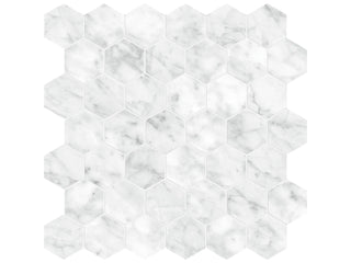 Carrara Gioia 2" Hexagon Honed Tile & Stone by Anatolia Tile