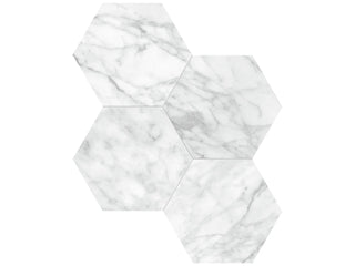 Carrara Gioia 6" Hexagon Polished Tile & Stone by Anatolia Tile