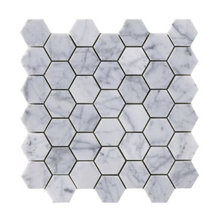 Carrara Hexagon by Happy Floors