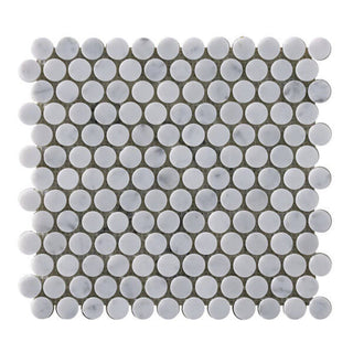 Carrara Penny Round by Happy Floors