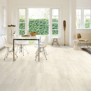 Charlotte oak white Waterproof Laminate by Quickstep