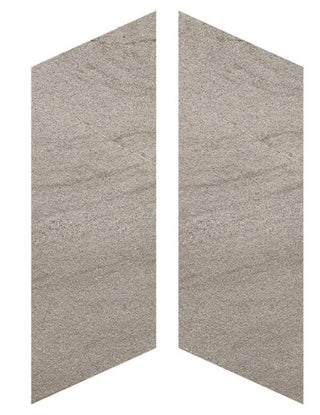 Chevron Nextone Taupe Natural 19.5x5.5 Tile & Stone by Happy Floors